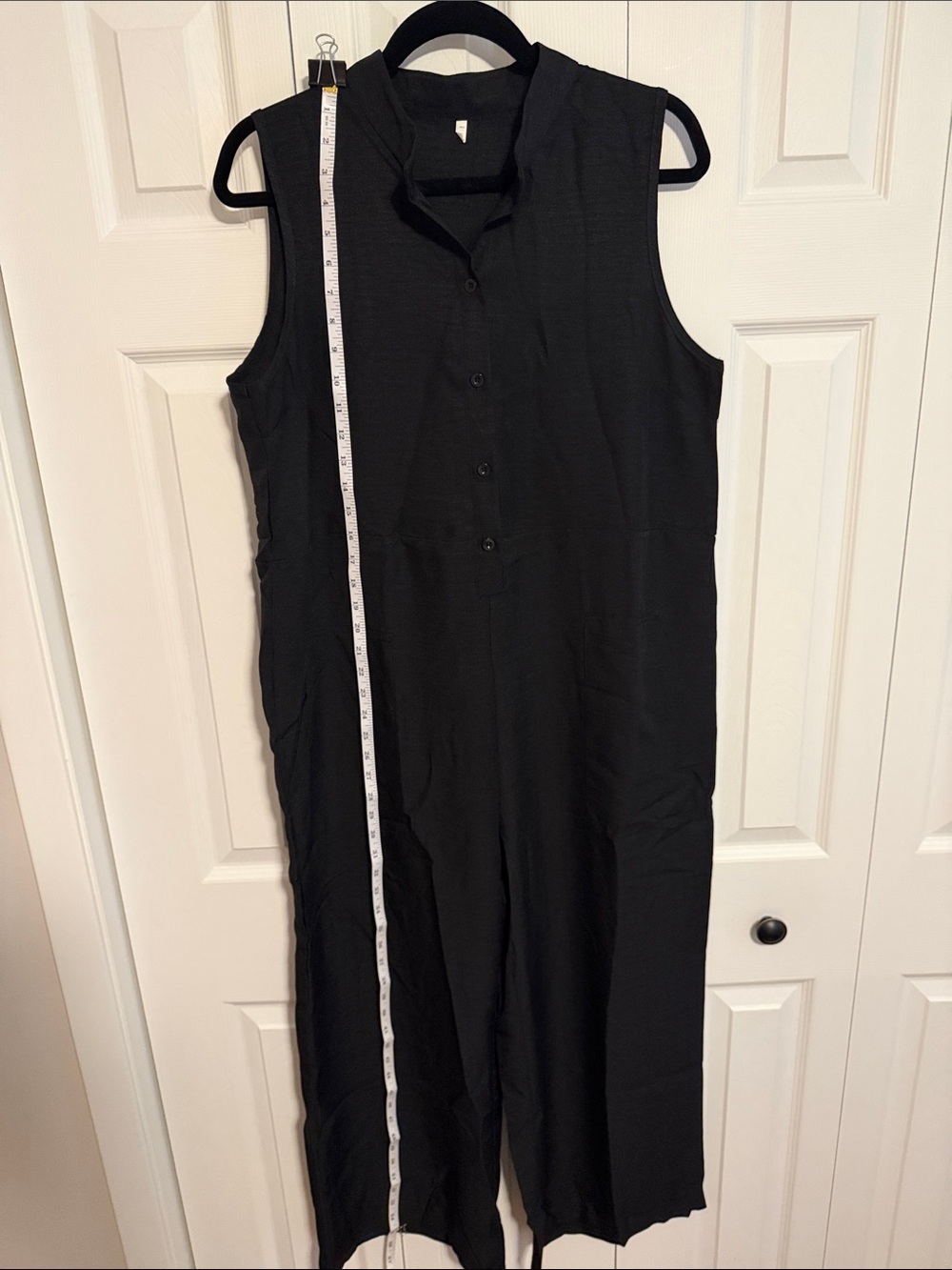 Sleeveless Black Jumpsuit - Modern Minimalist